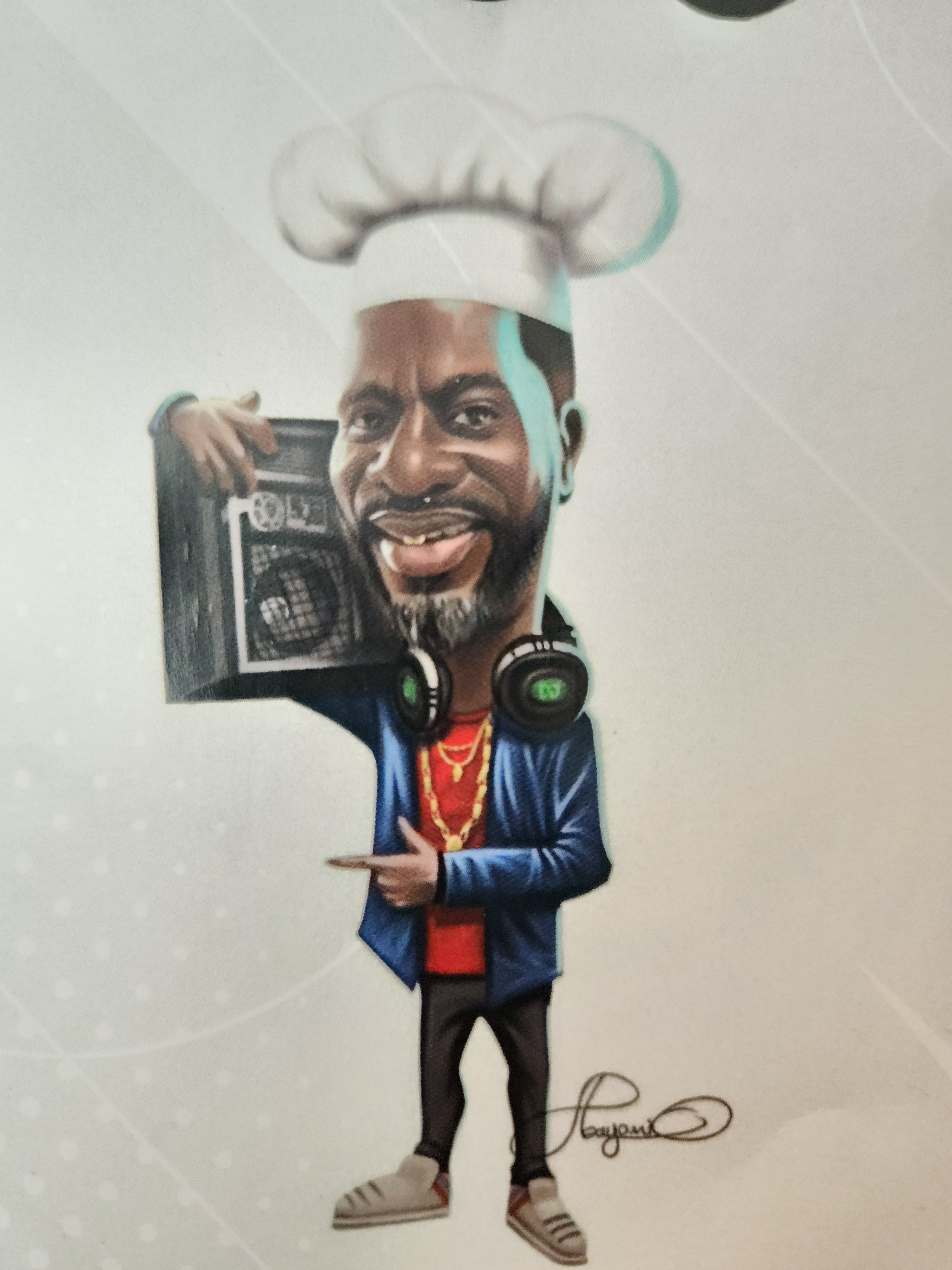 DJ Hip Hop Chef illustration